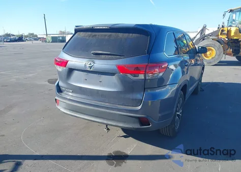 2019 Toyota Highlander Le z USA, uszkodzony, nr VIN 5TDZARFH0KS054842